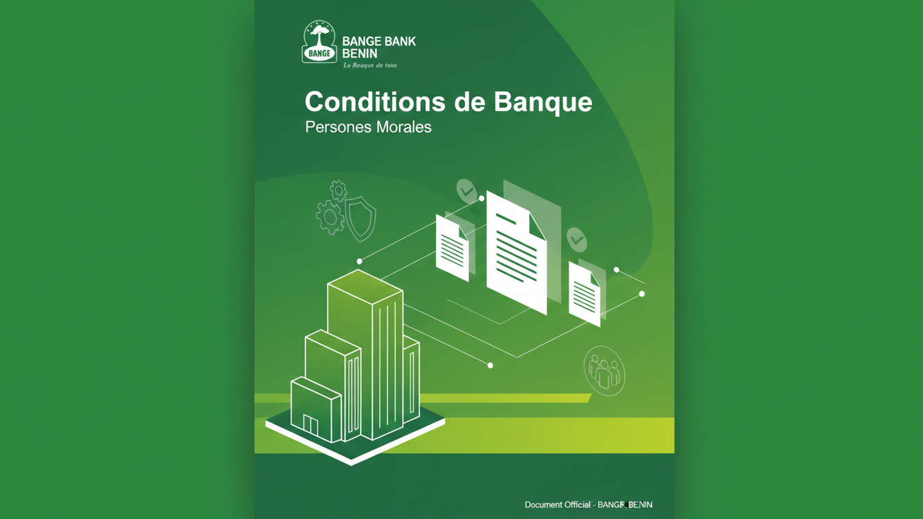 Conditions de banque personnes morales